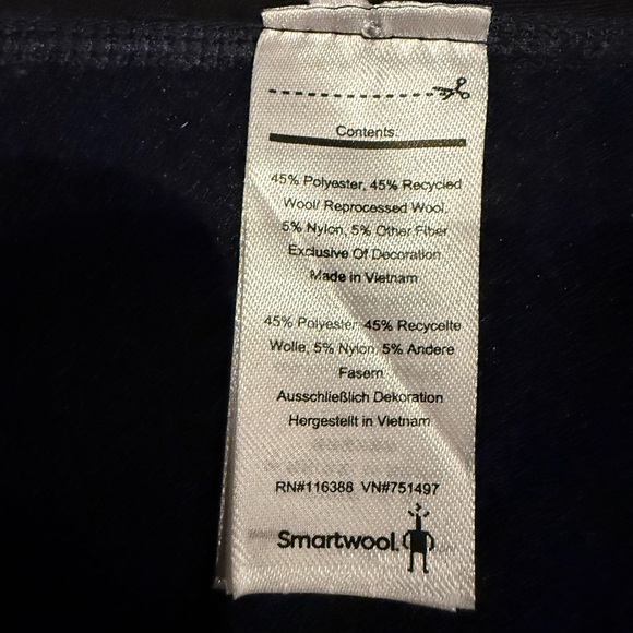 Smartwool Men's Black Vest size M - Picture 6 of 6